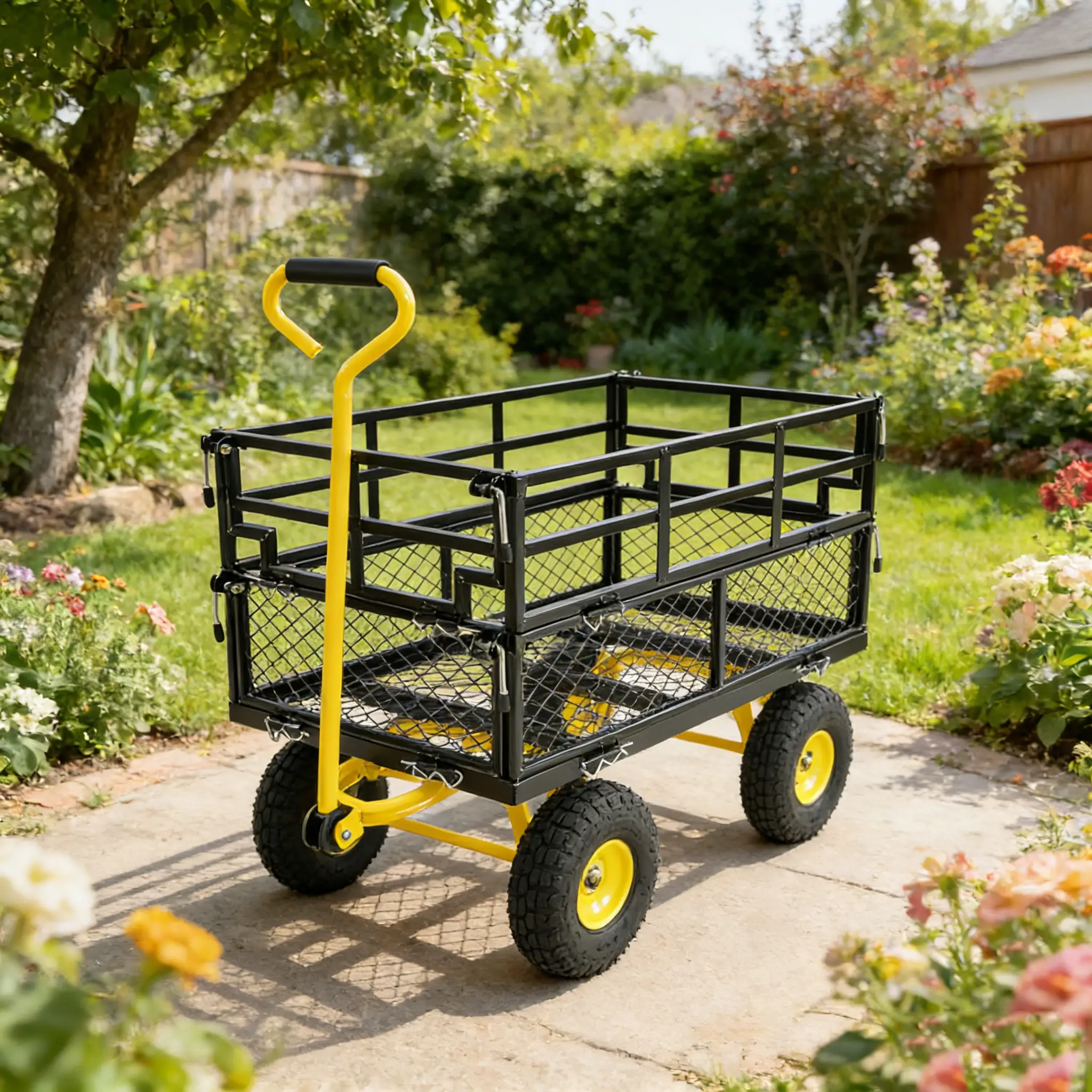 Wagon Cart Garden Cart Trucks Make Transporting Firewood Easier by HouseOfZazla