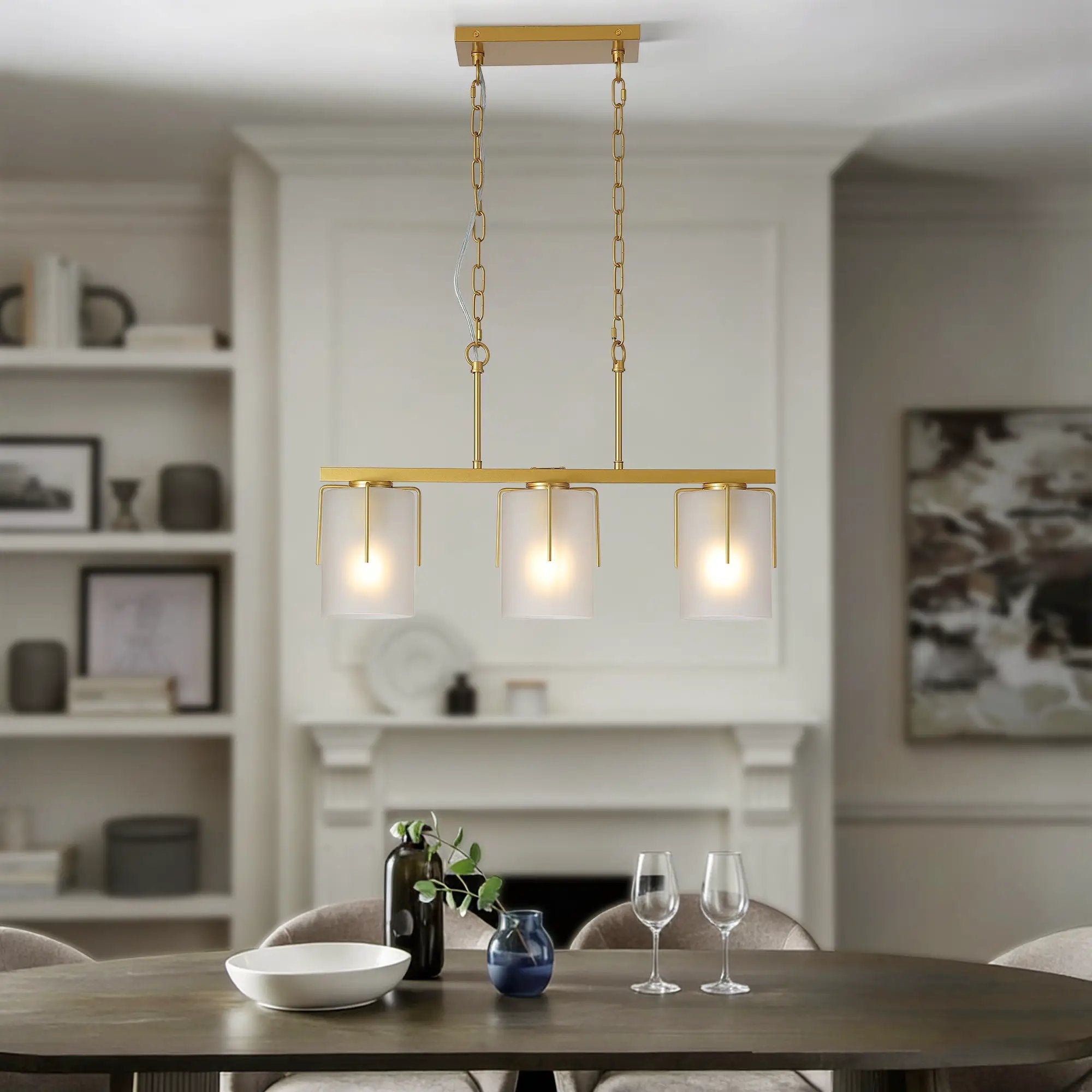 Adjustable Cylindrical Pendant Light by Unique Piece Furniture