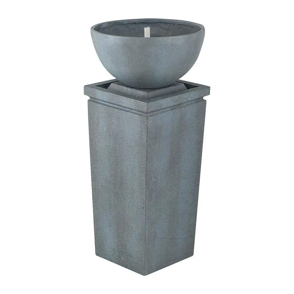 Zen Bowl Water Fountain, Outdoor Bird Feeder / Bath Fountains, Relaxing Water Feature For Garden by HouseOfZazla