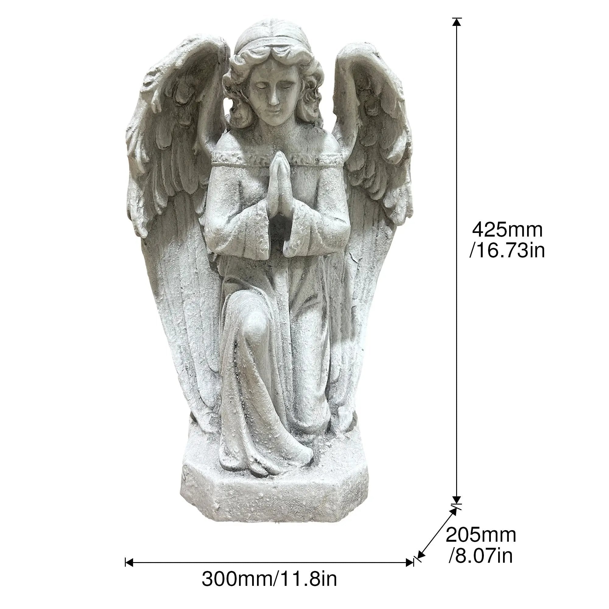 Magnesium Oxide Praying Angel Statue by HouseOfZazla