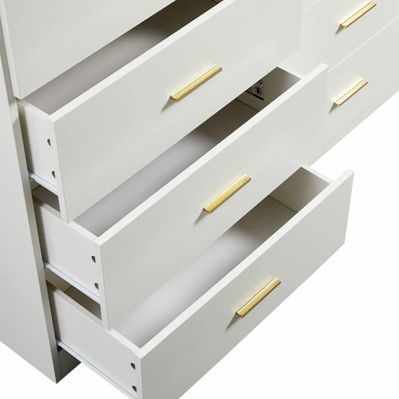 Modern Drawer Dresser For Bedroom, Ample Storage Wide Chest Of Drawers by HouseOfZazla