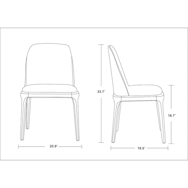 Courding - Dining Chair - Tan
