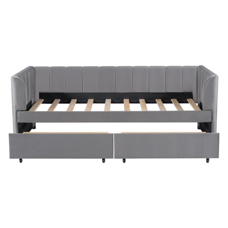 Upholstered Daybed With Ergonomic Design Backrest by Unique Piece Furniture