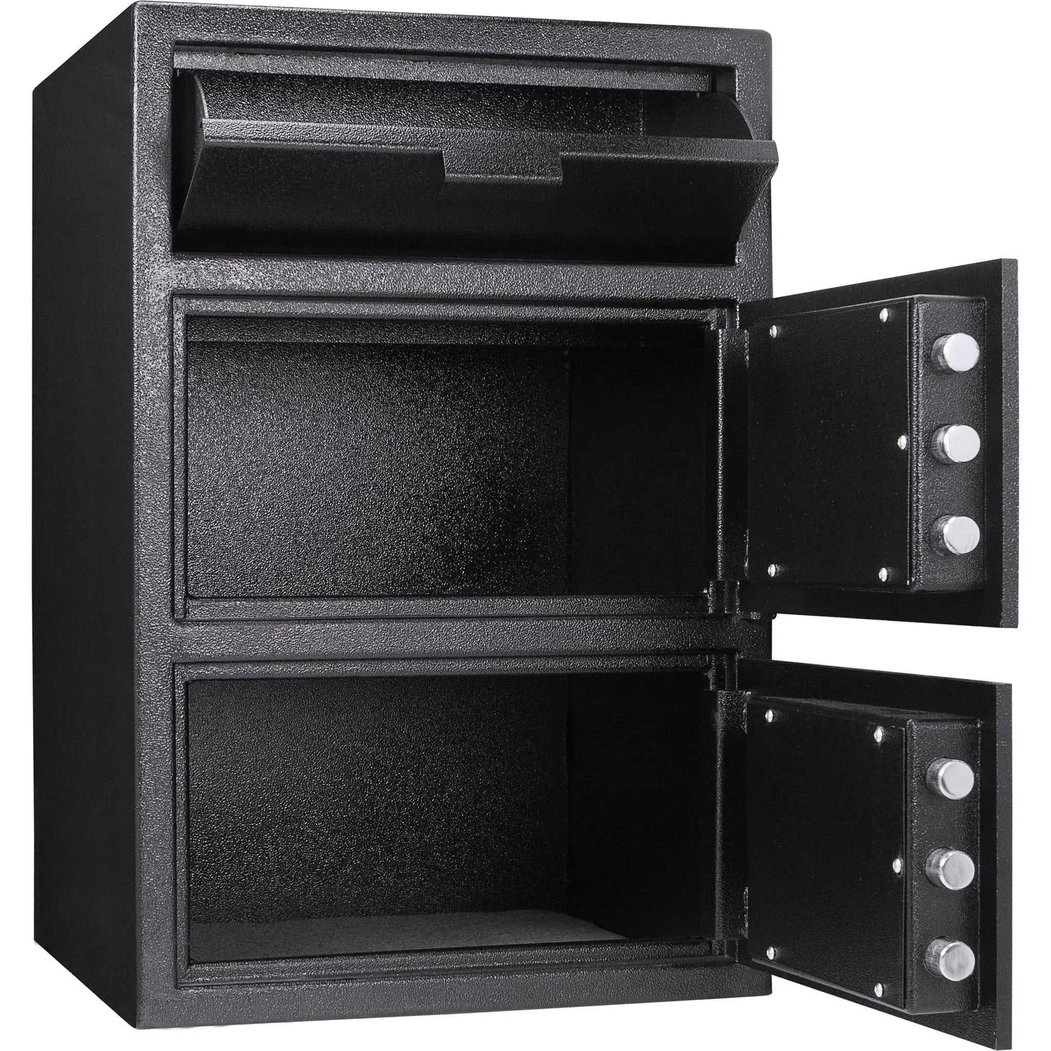 Digital Keypad 2 Lock Depository Safe 1 6 2 Cubic Ft - Black by HouseOfZazla