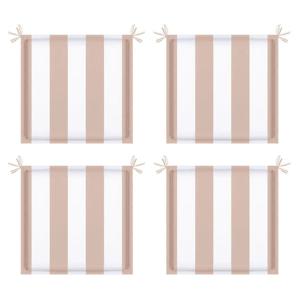 4PCS Outdoor Patio Seat Cushion Replacement with Ties