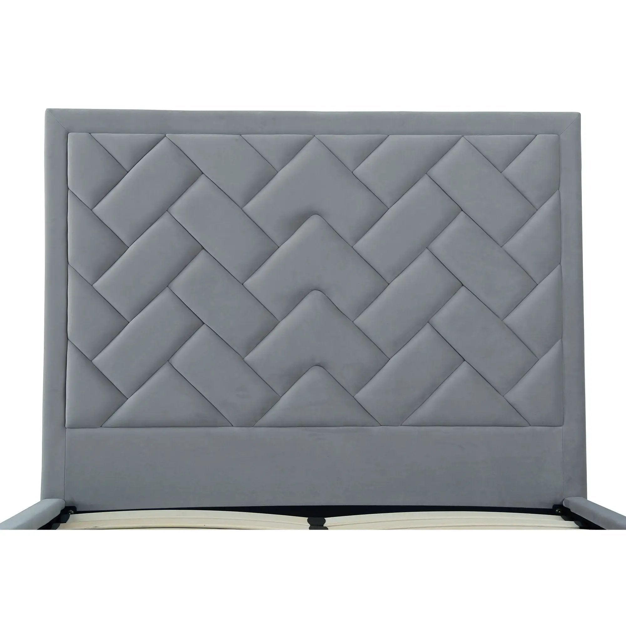 Crosby - Bed With Upholstered Headboard And Slats