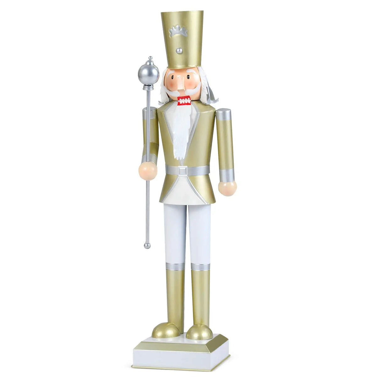 32.5 Inch Christmas Nutcracker with High Hat and Beautiful Scepter by DirectDeals