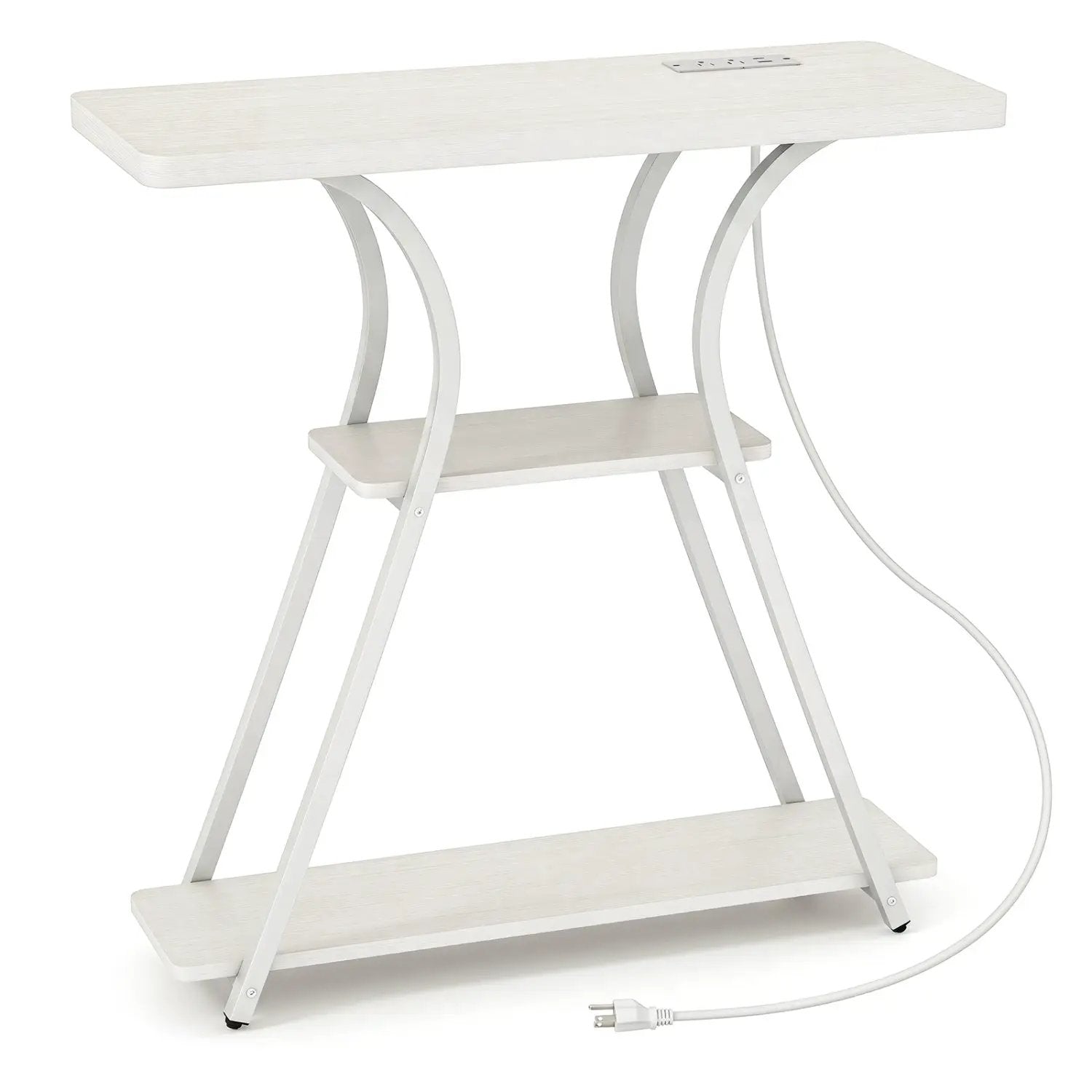 32" Console Table with Power Outlets and RGB LED Lights by DirectDeals