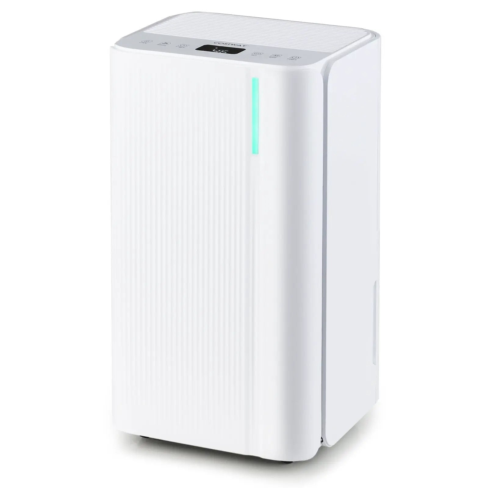 32 Pints 2000 Sq.ft Portable Dehumidifier for Home and Basement-White by DirectDeals