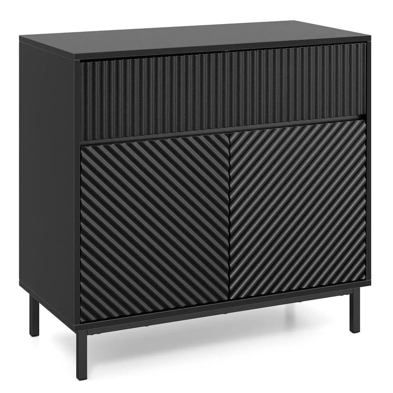 32" Wide Buffet Cabinet with 2 Doors and 1 Drawer for Kitchen by DirectDeals