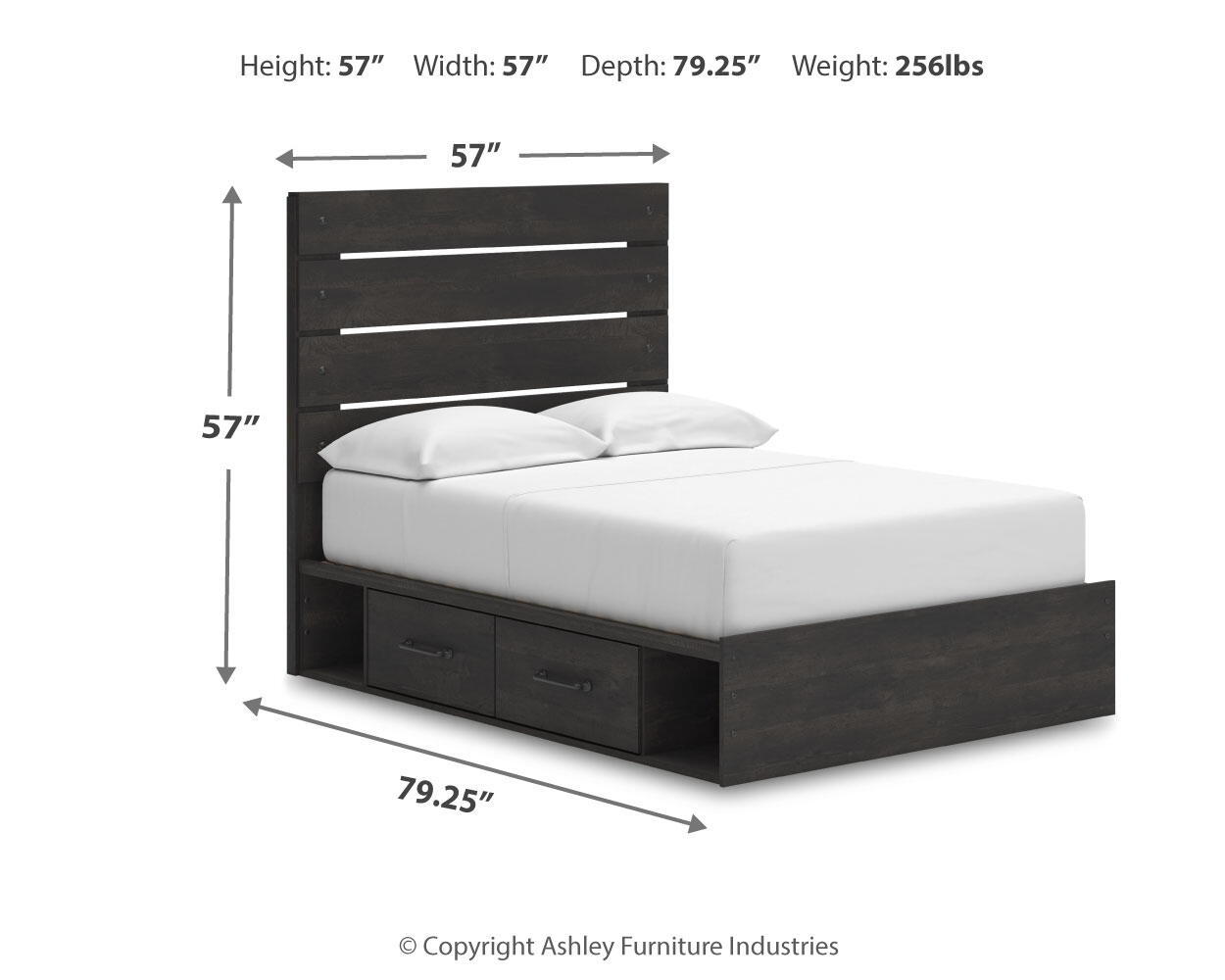 Hollivern - Panel Bed With Storage by Unique Piece Furniture