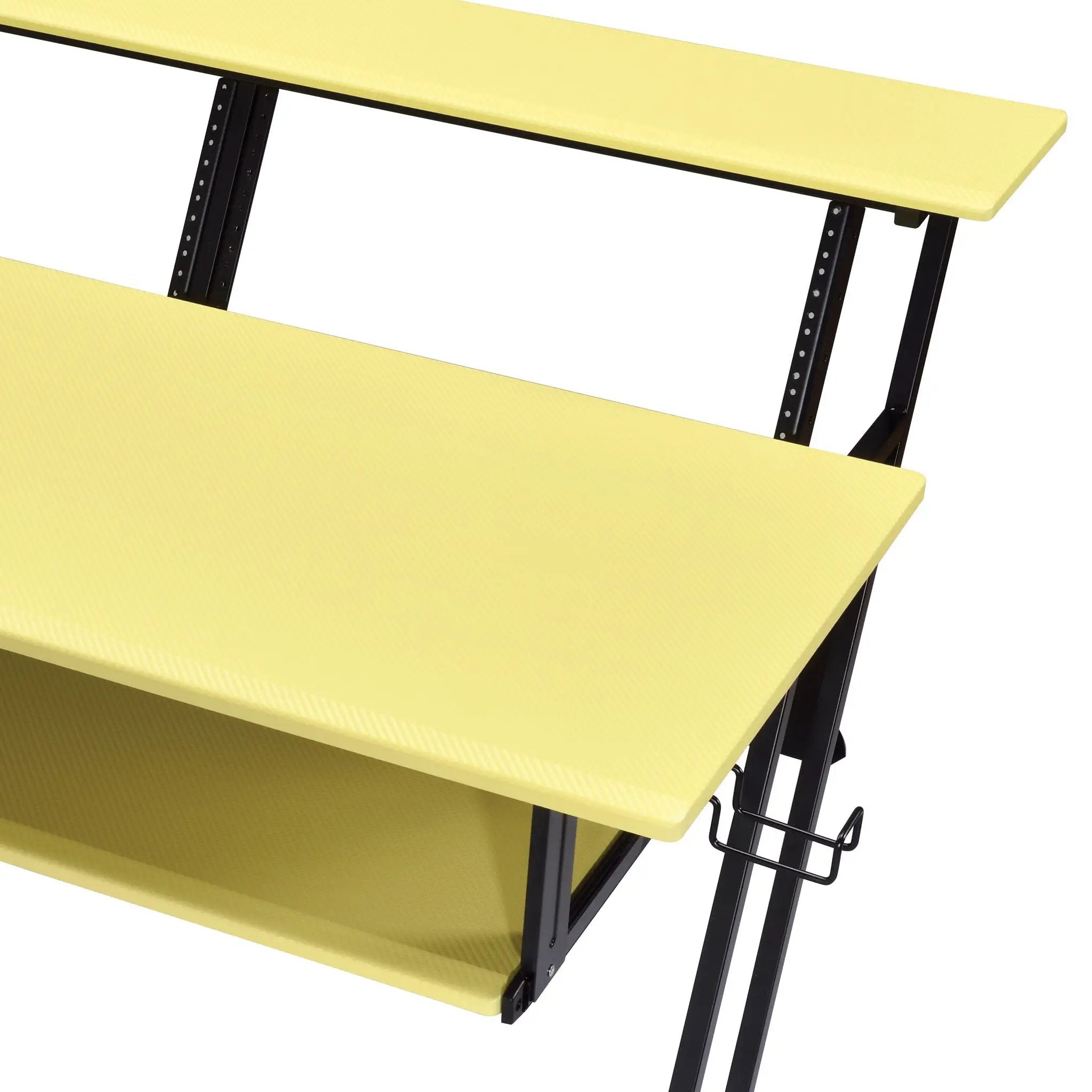 Suitor - Music Recording Studio Desk - Black / Yellow by Unique Piece Furniture