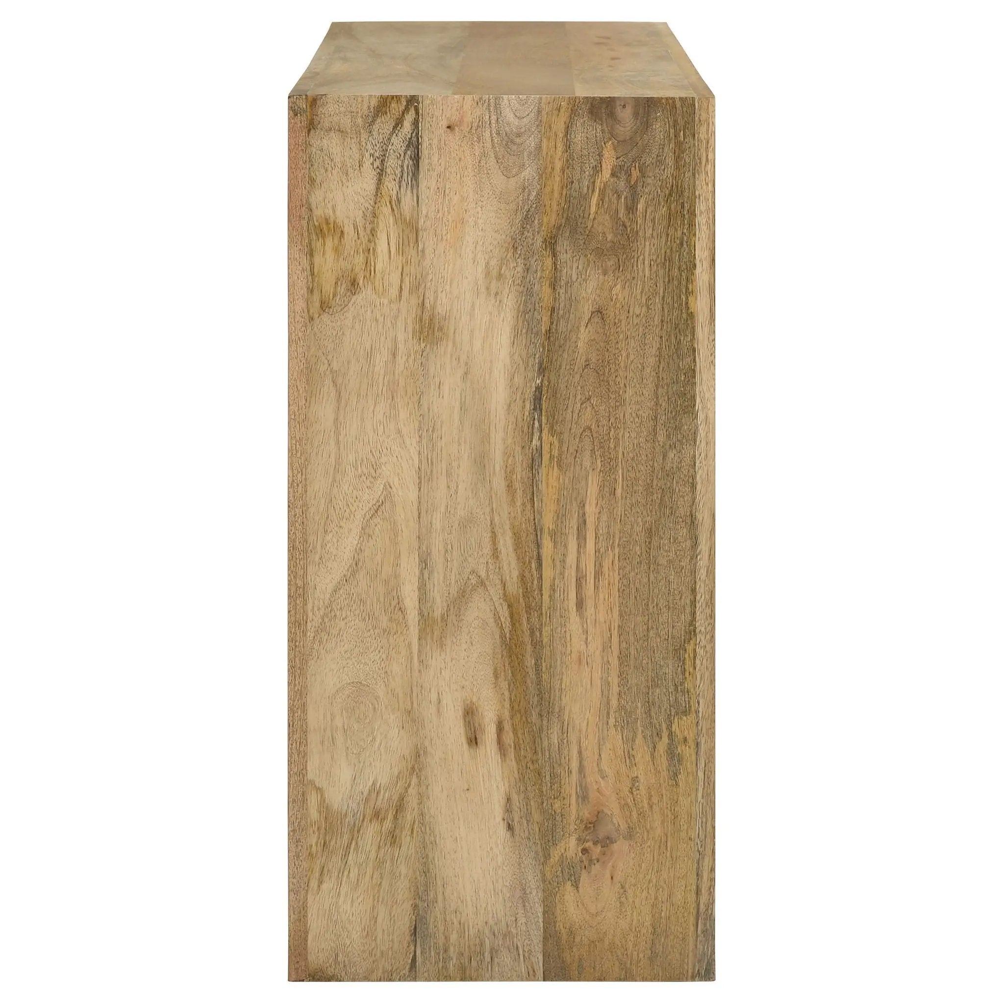 Benton Rectangular Solid Wood Sofa Console Table Natural by Unique Piece Furniture