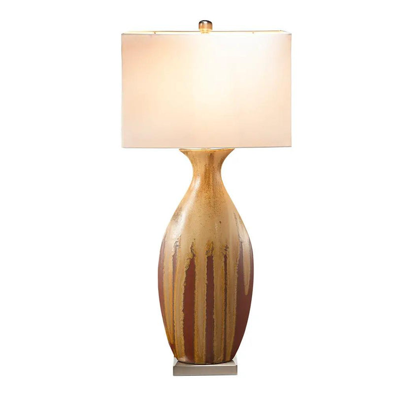 16x10.5x36 In Ceramic Table Lamp by HouseOfZazla
