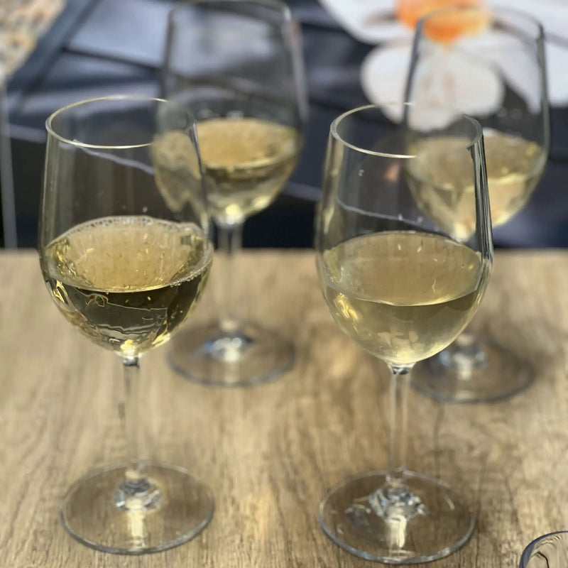 Tritan Hammer - Leadingware Unbreakable Design Plastic Wine Glasses (Set of 4), Bpa Free, 12Oz - Clear by HouseOfZazla