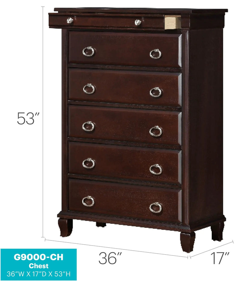 Triton - Chest - Cappuccino by Unique Piece Furniture