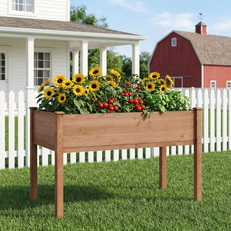 Elevated Raised Garden Bed For Outdoor by HouseOfZazla