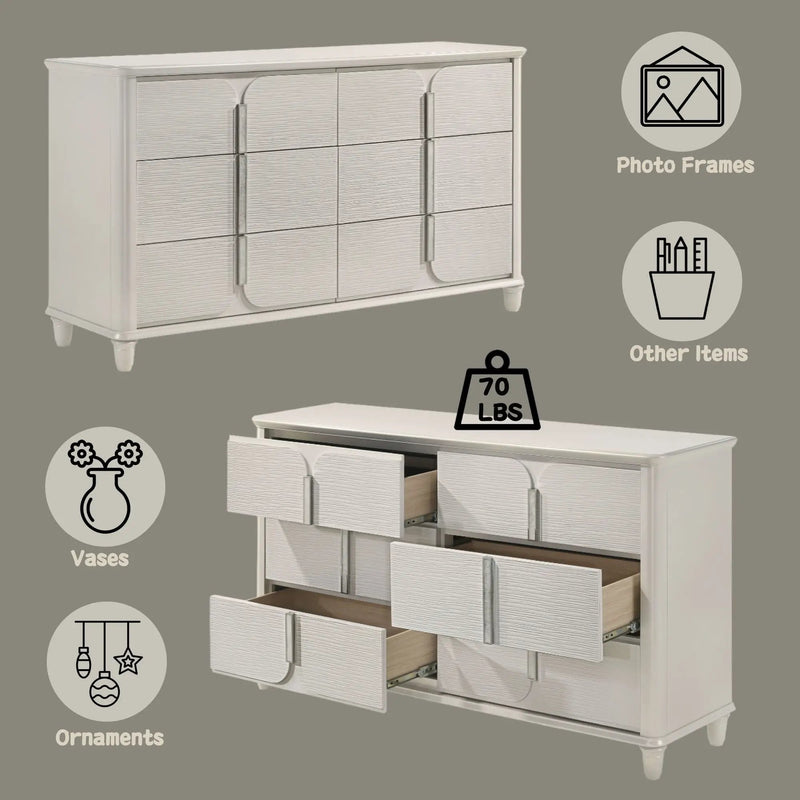 Laveda - Dresser - White by Unique Piece Furniture