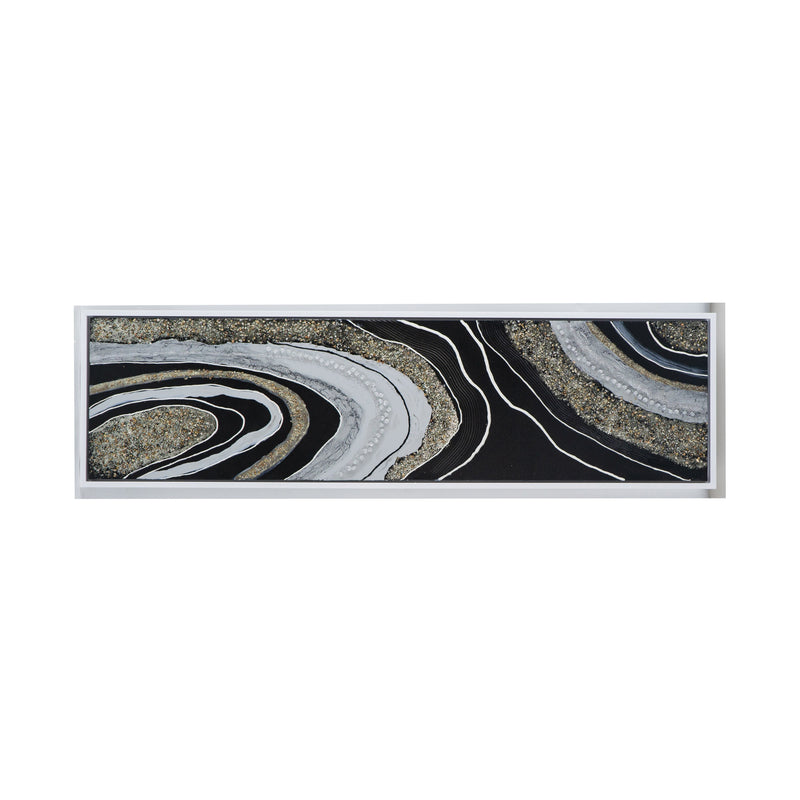 70.9x19.7x1.5 ft Elongated Landscape Rectangle Framed Oil Painting by HouseOfZazla