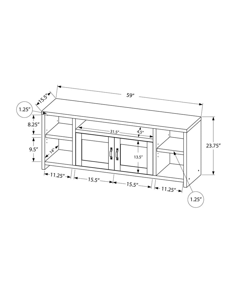 TV Stand Console Media Entertainment Center Storage Cabinet For Living Room by Unique Piece Furniture