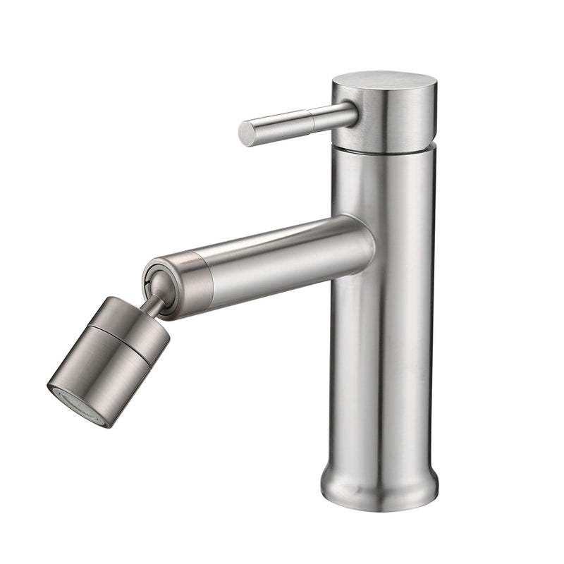 2 Mode Bathroom Faucet With 360 Degree Rotating Aerator For Sink by HouseOfZazla