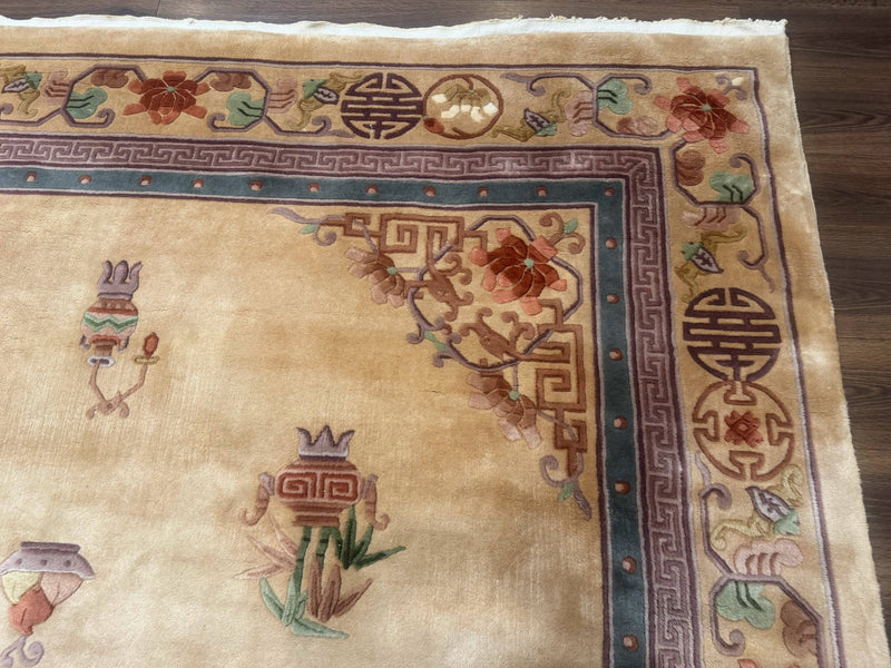 Chinese Wool Rug 8x12, Chinese 90 Line Rug by Jewel Rugs