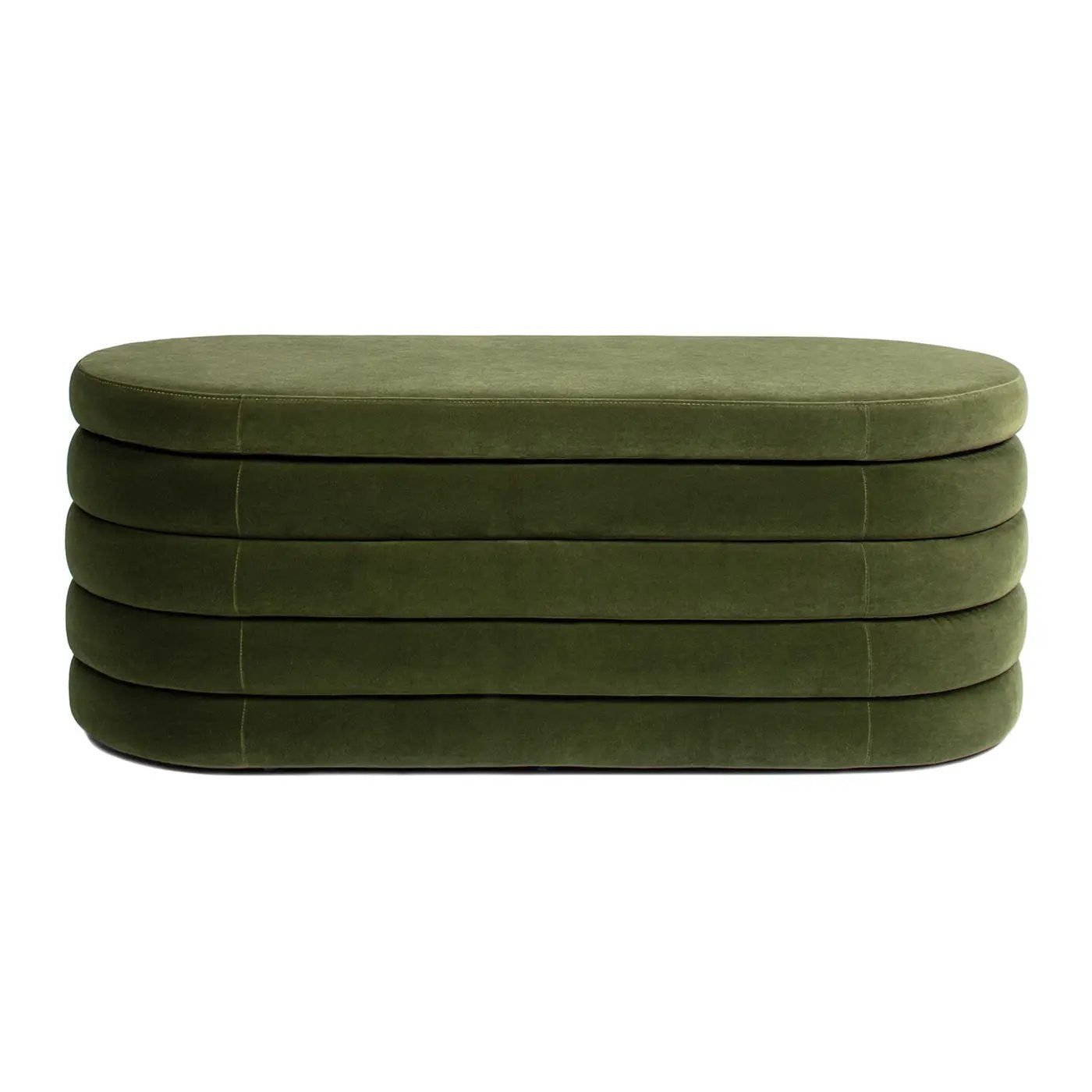 Fuji - Upholstered Oval Storage Bench by Unique Piece Furniture