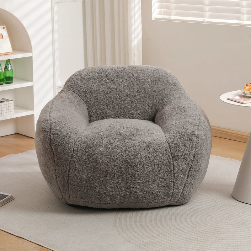 Giant Bean Bag Chair, Spacious Memory Foam With Armrests by Unique Piece Furniture