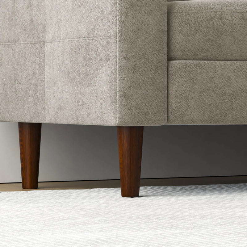 3 Seater Convertible Combination L Shaped Sofa With Footstools With Storage