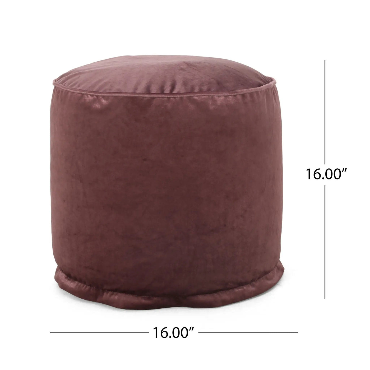 Shimon - Cylinder Pouf Ottoman Floor Cushion by HouseOfZazla