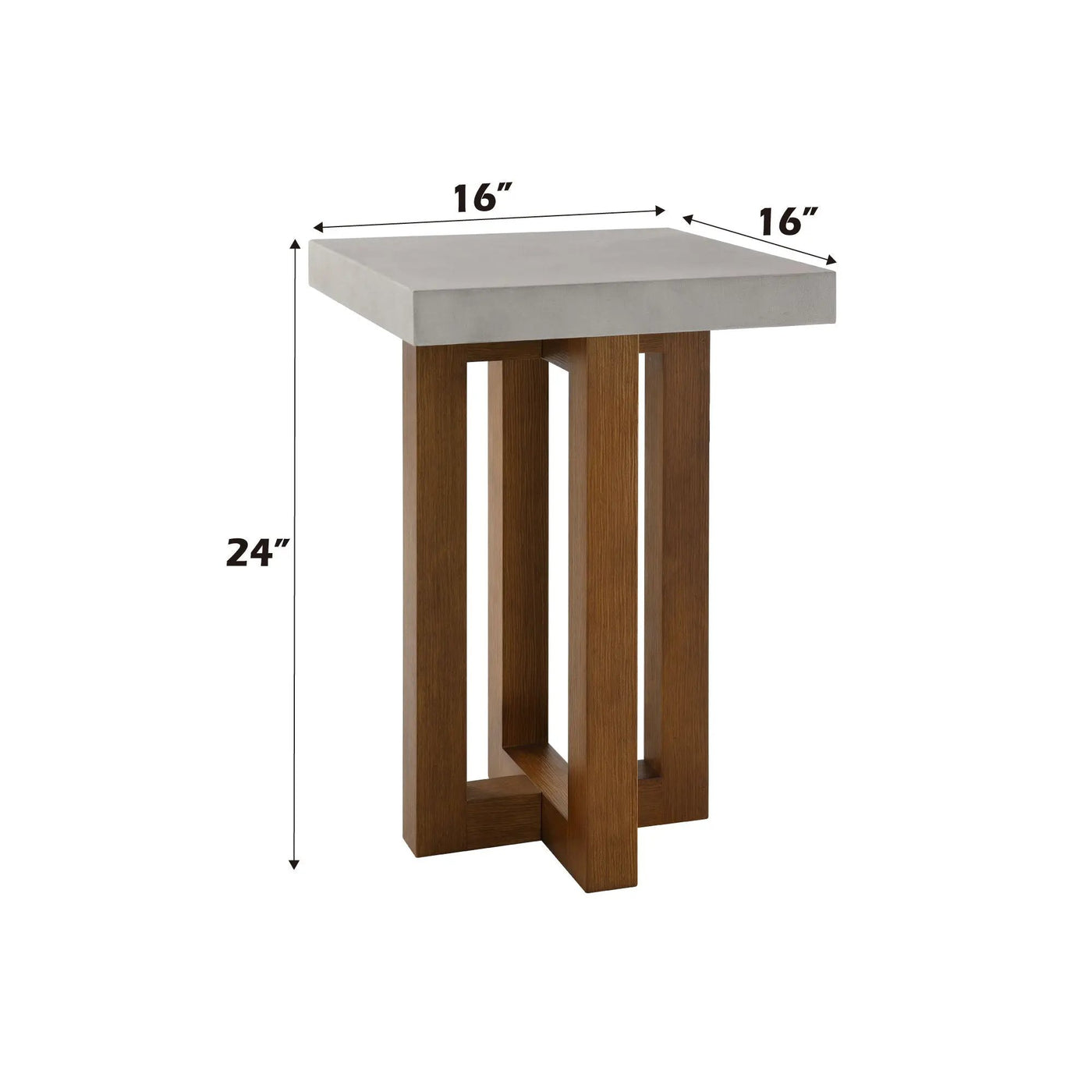 Keven - Faux Concrete Top Table by Unique Piece Furniture
