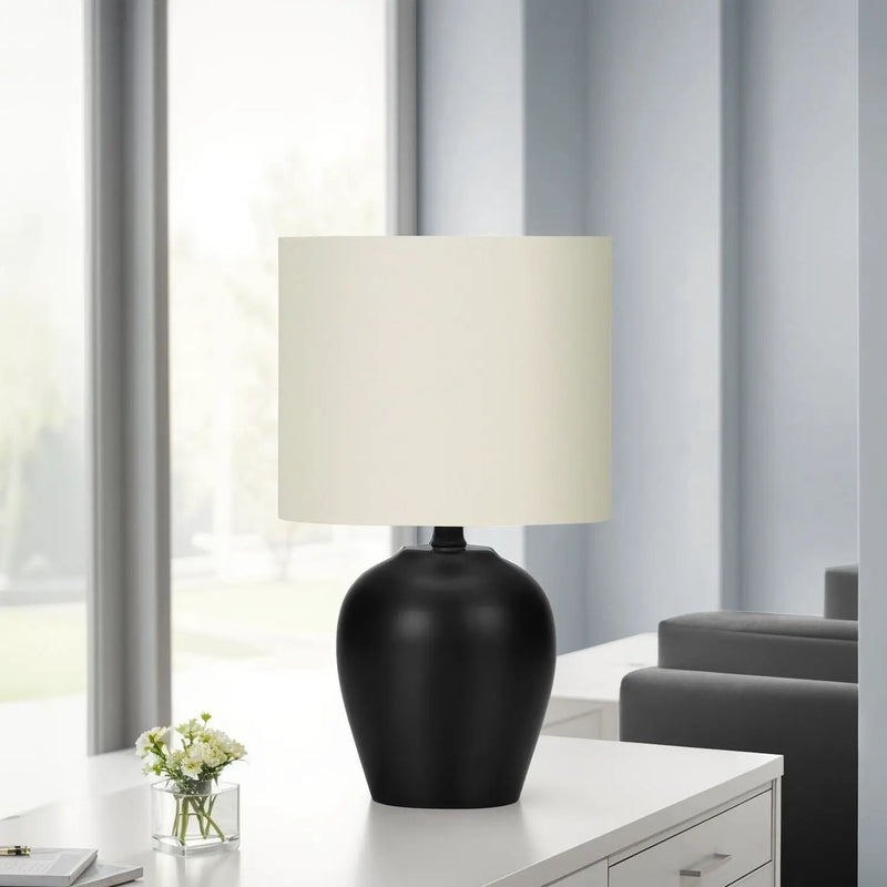 Lighting, Table Lamp, Transitional - Black / Cream by Unique Piece Furniture