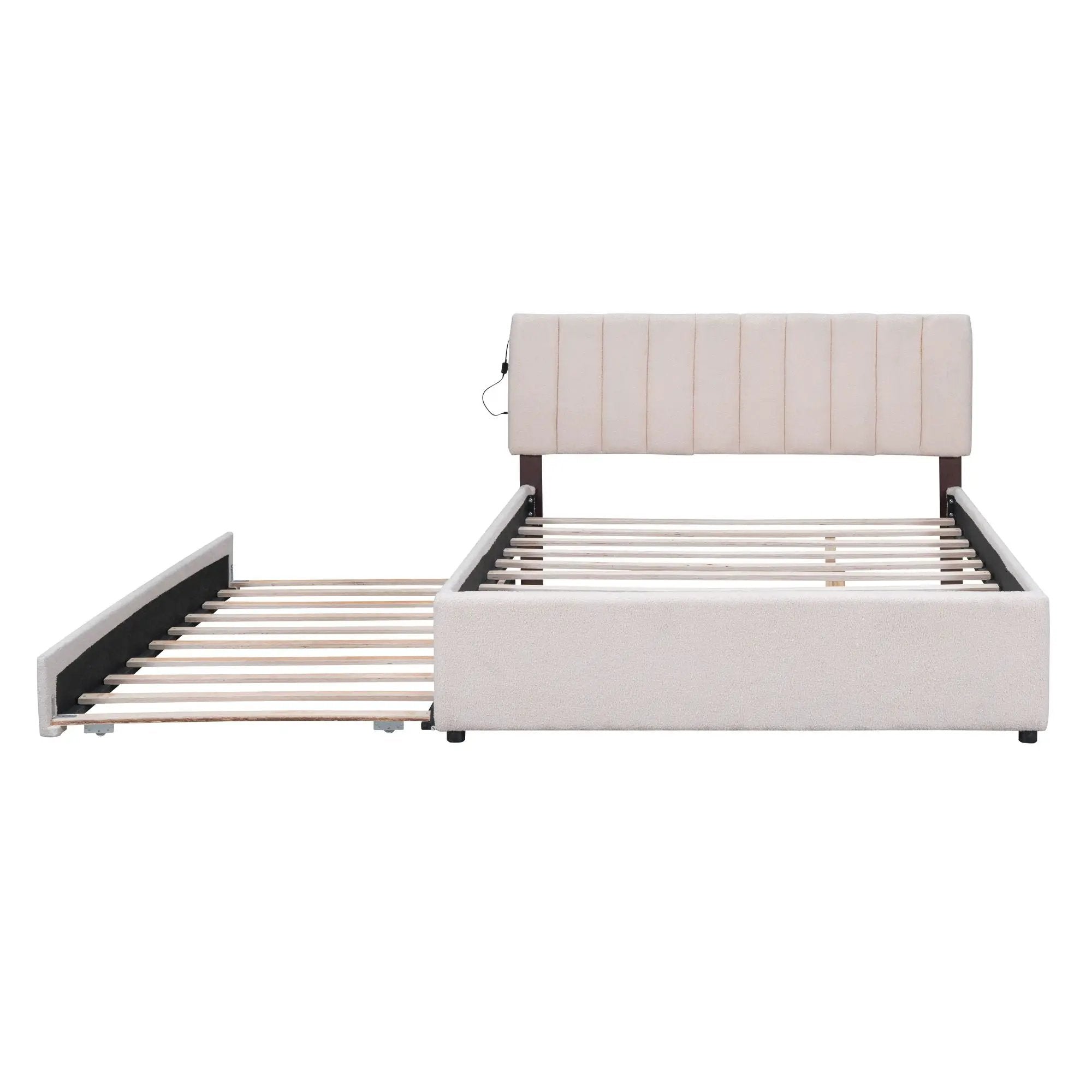 Upholstered Platform Bed With Trundle by Unique Piece Furniture