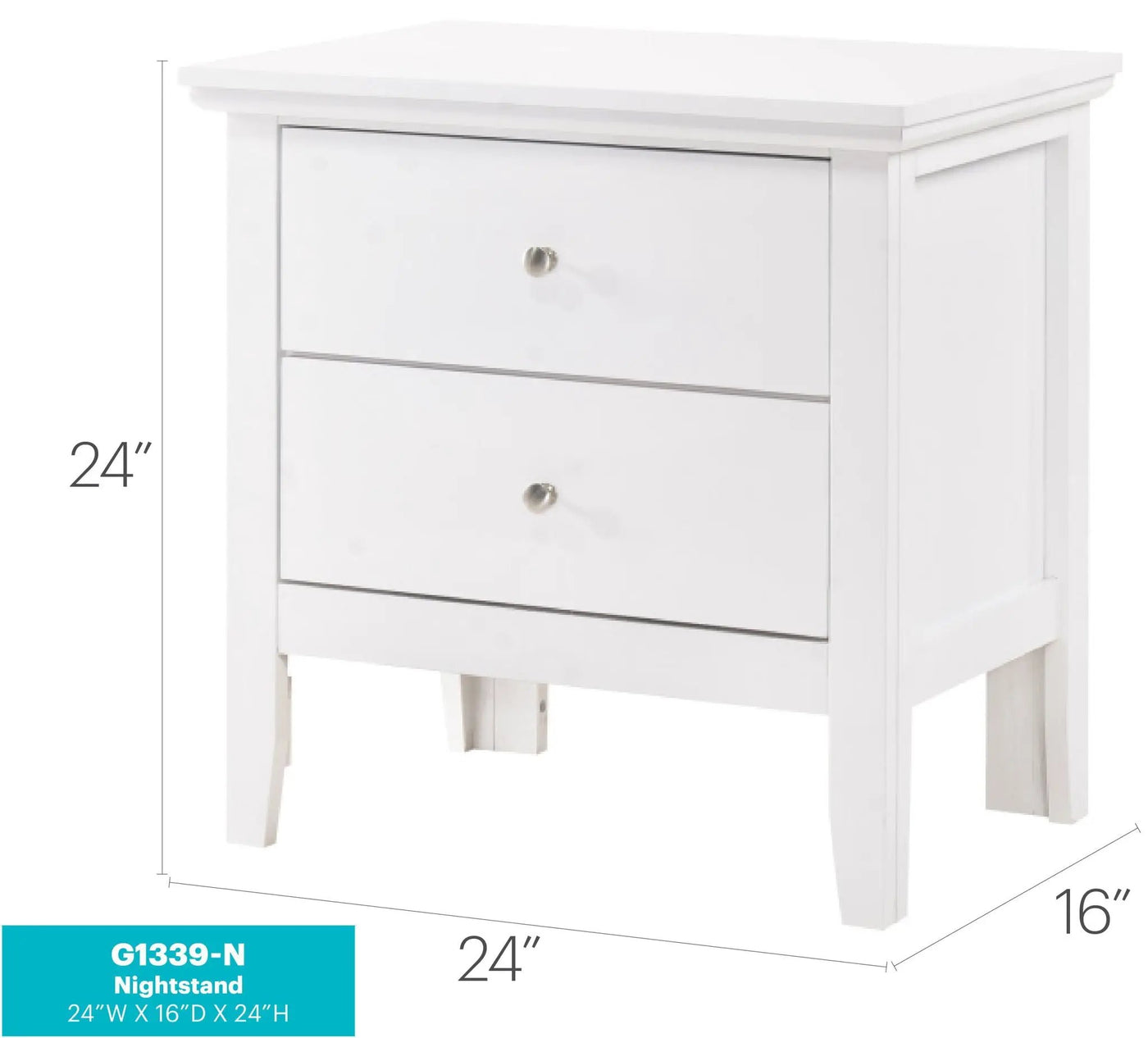 English Dovetailed Drawers Nightstand by HouseOfZazla