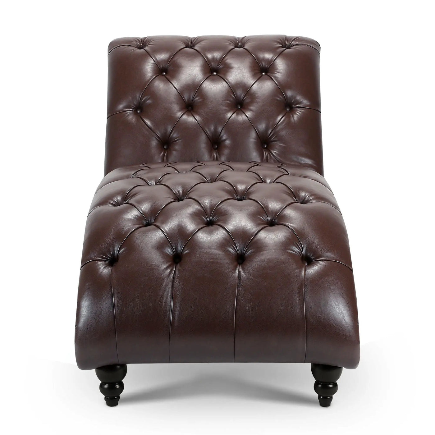 Tufted Armless Chaise Lounge by Unique Piece Furniture