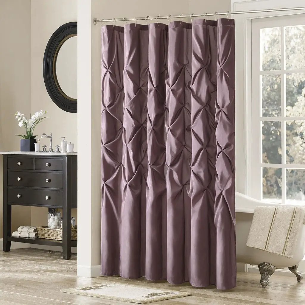 Tufted Semi-Sheer Shower Curtain by HouseOfZazla