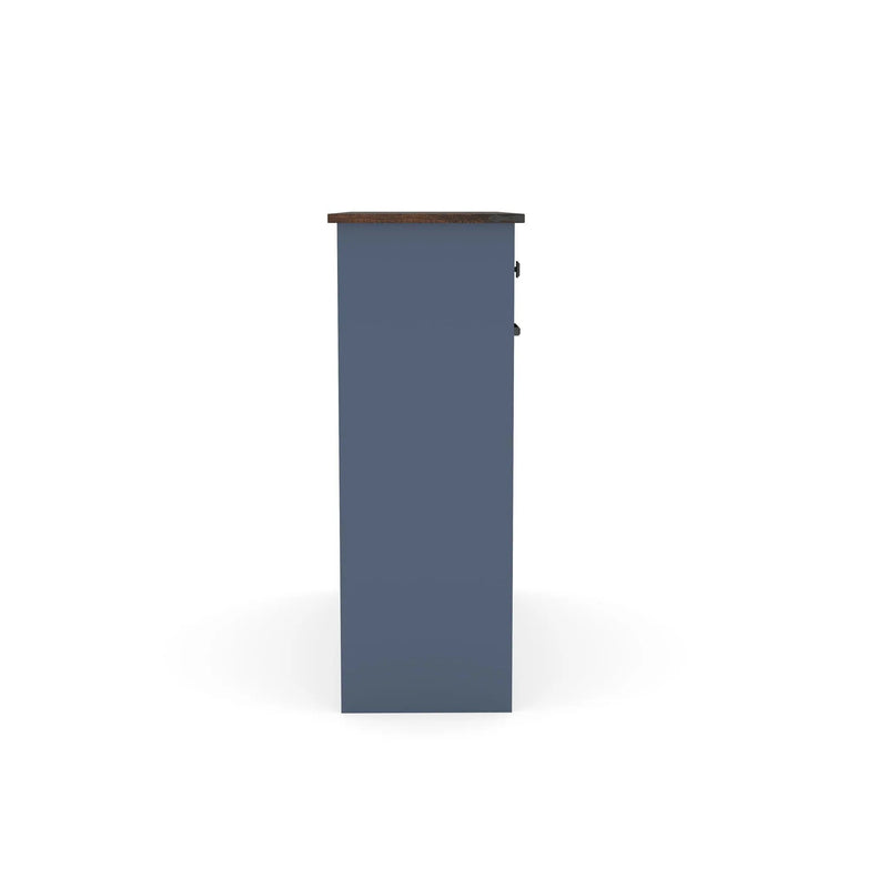 Double Tilt Out Trash Cabinet With Hideaway Drawer And Barn Door Style by HouseOfZazla