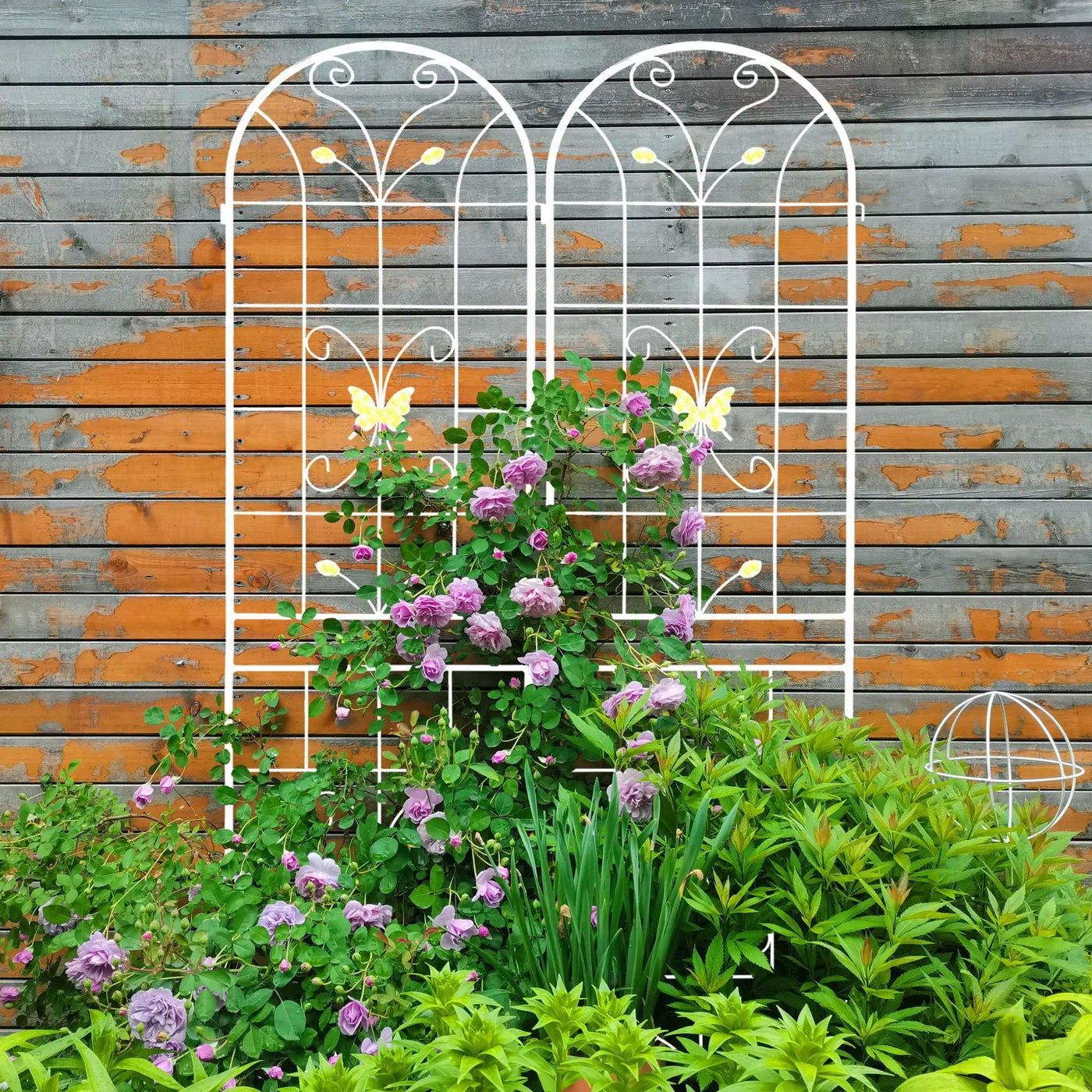 Garden Metal Trellis Rustproof Trellis For Climbing Plants Outdoor Flower Support by Unique Piece Furniture