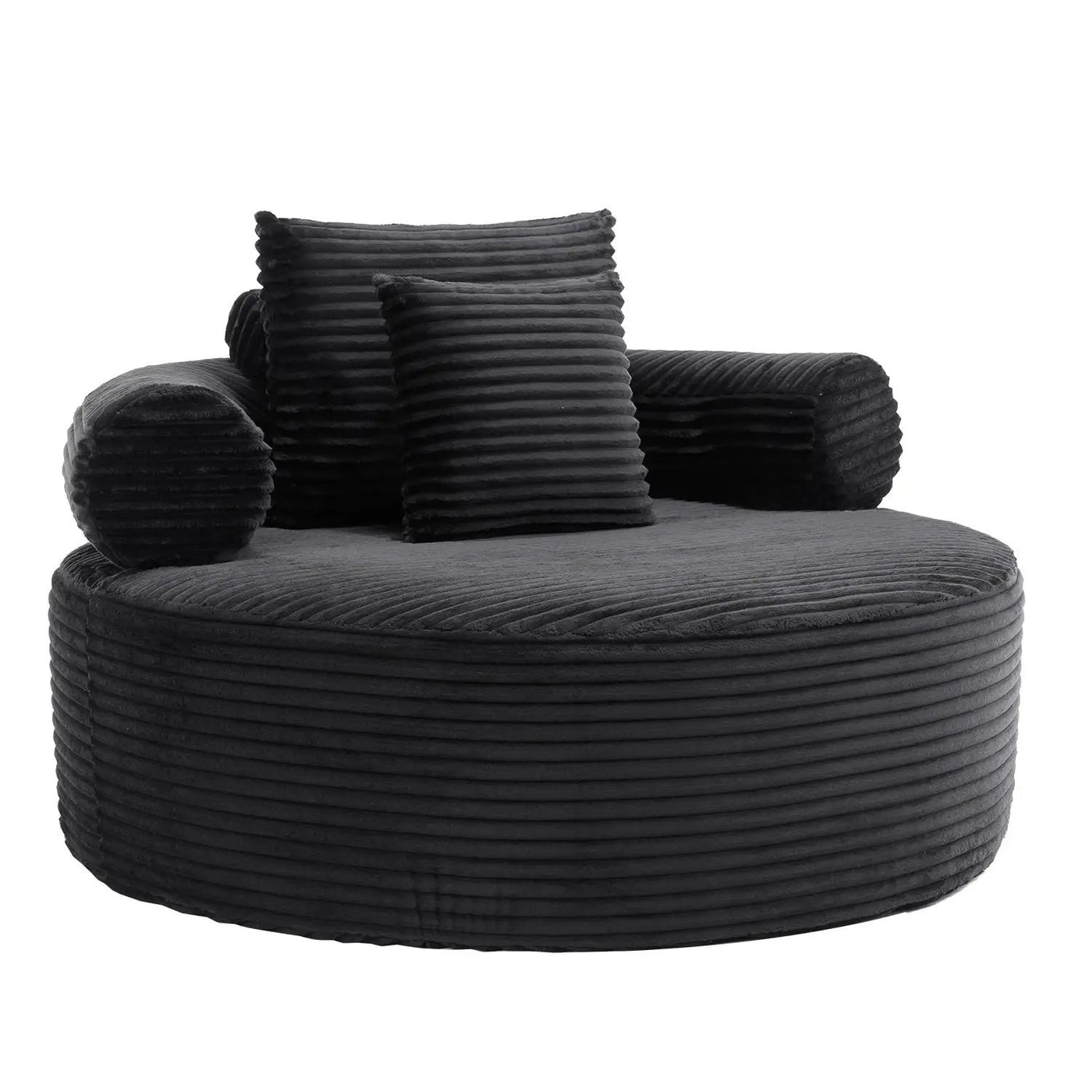 Round Sofa Bed With 3 Pillows For Living Room by HouseOfZazla