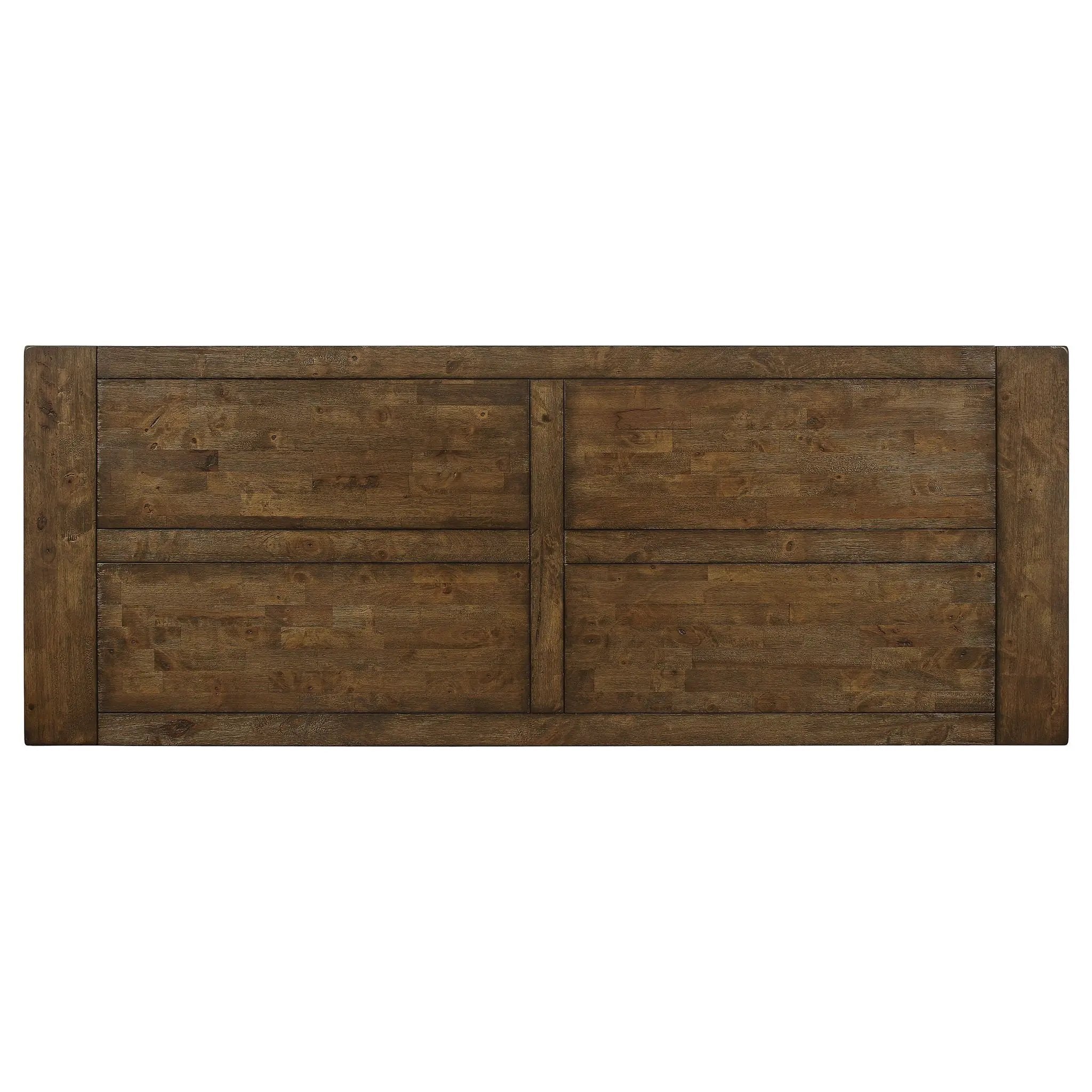 Amarillo - Rectangular Counter Height Dining Table - Rustic Brown by HouseOfZazla