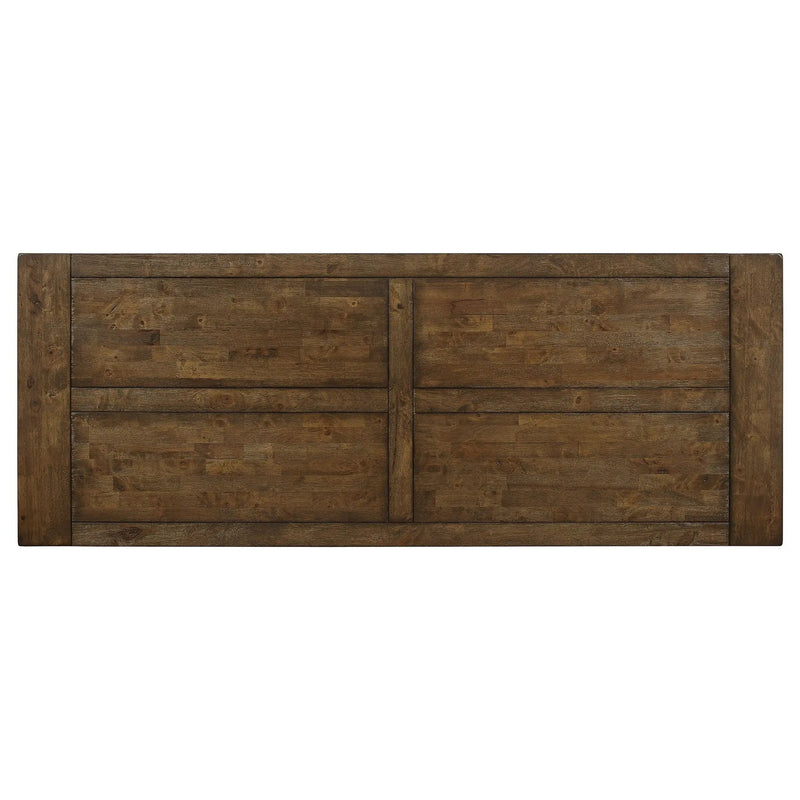 Amarillo - Rectangular Counter Height Dining Table - Rustic Brown by HouseOfZazla