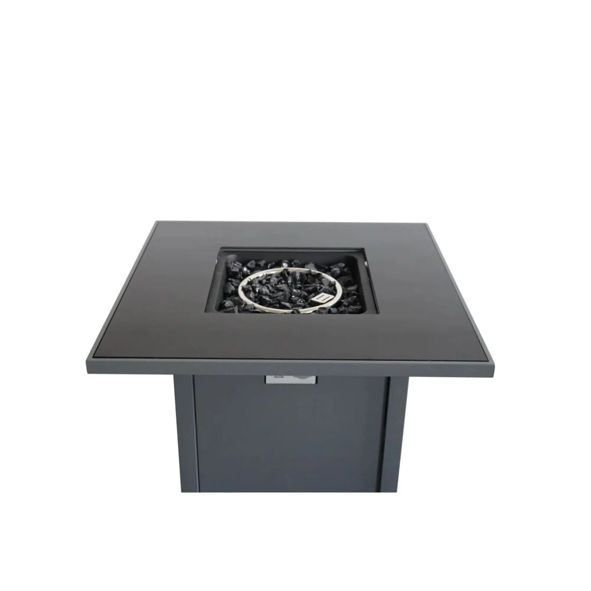 Outdoor Fire Pit Table With Lid - Gray by Unique Piece Furniture