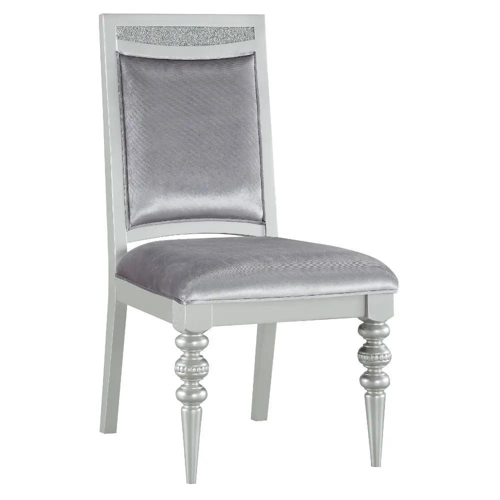 Maverick - Side Chair (Set of 2) - Fabric & Platinum by Unique Piece Furniture