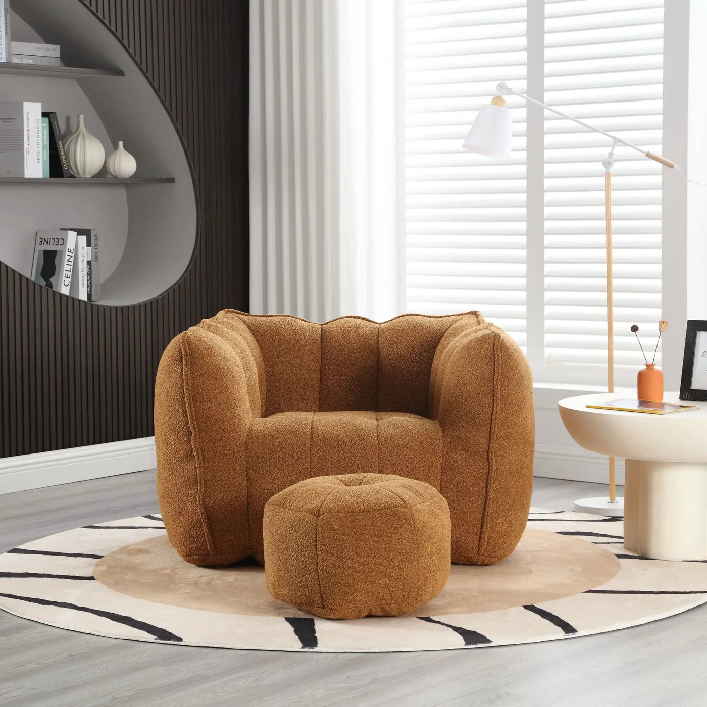 Soft Bean Bag Chair With High Resilient Foam by Unique Piece Furniture