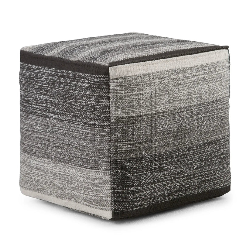 Naya - Upholstered Cube Pouf by HouseOfZazla