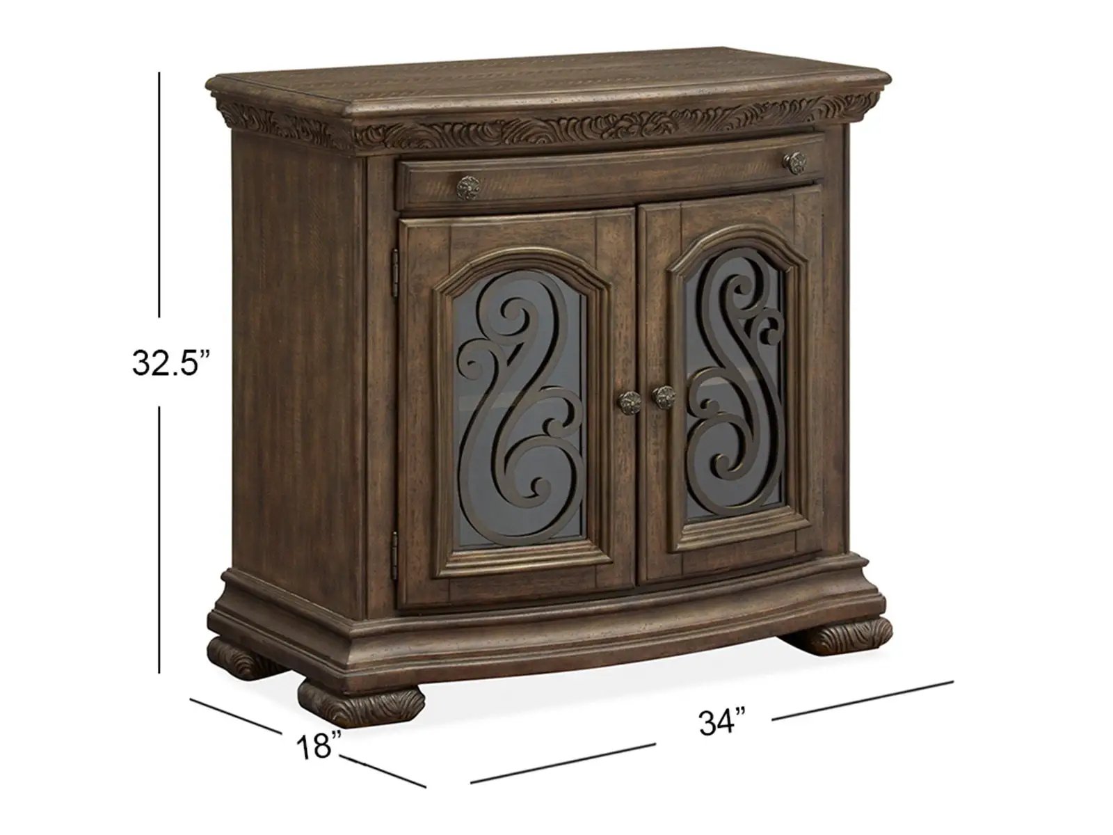 Durango - Bachelor Chest - Willadeene Brown by Unique Piece Furniture