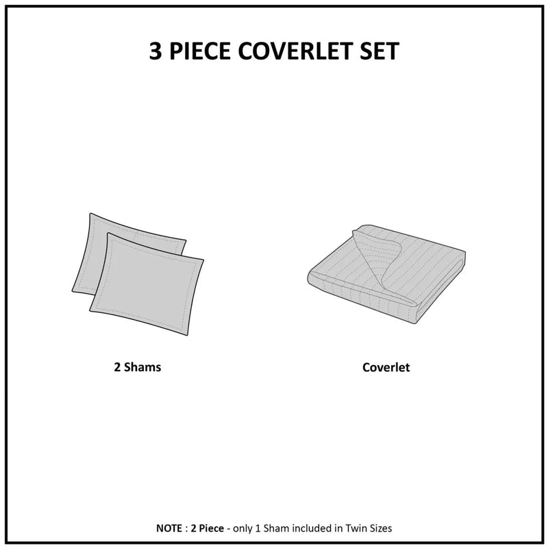 Reversible Quilt Set Mocha Full/Queen by HouseOfZazla