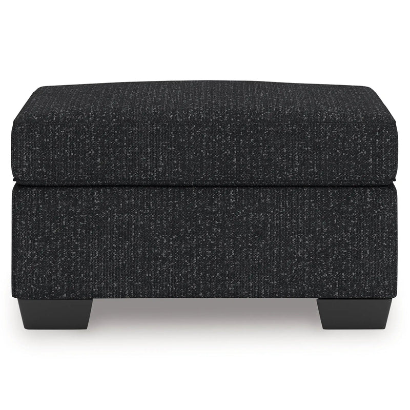 Jasmine Peaks - Ottoman - Coal by Unique Piece Furniture