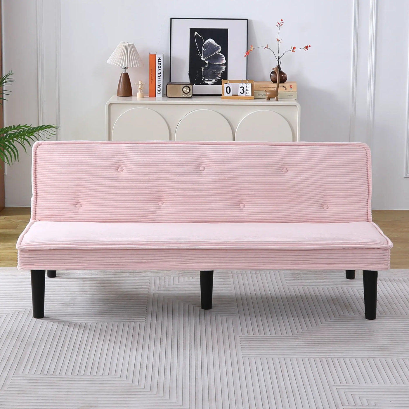 Versatile Sofa Bed With Solid Wood Frame by HouseOfZazla