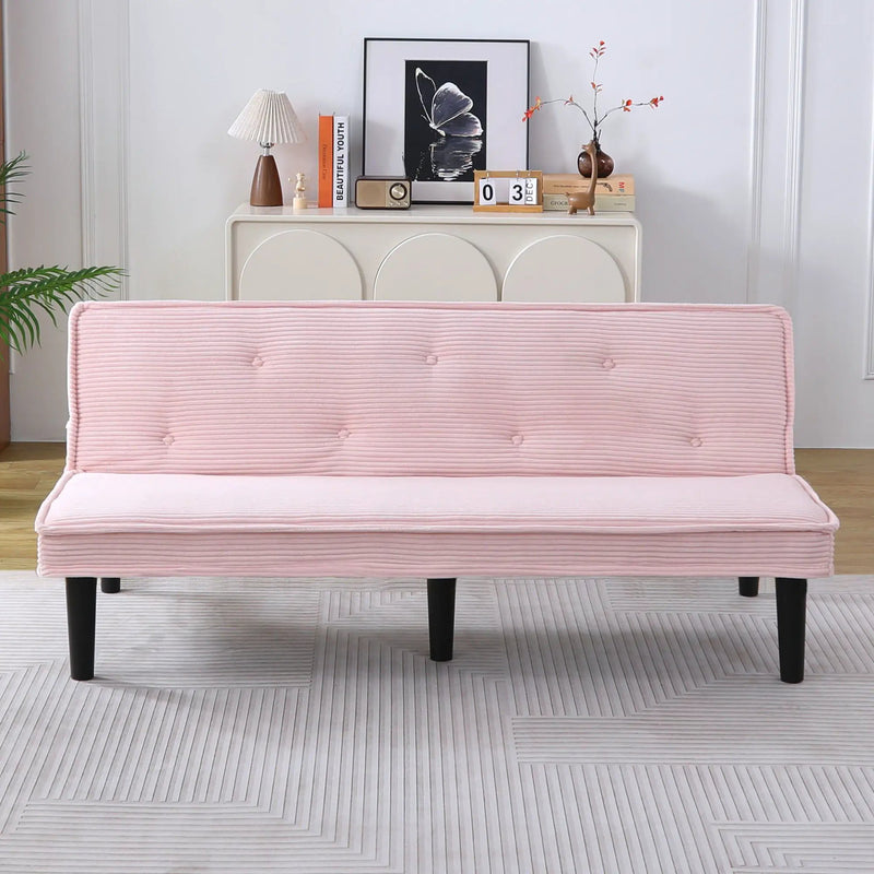 Versatile Sofa Bed With Solid Wood Frame by HouseOfZazla